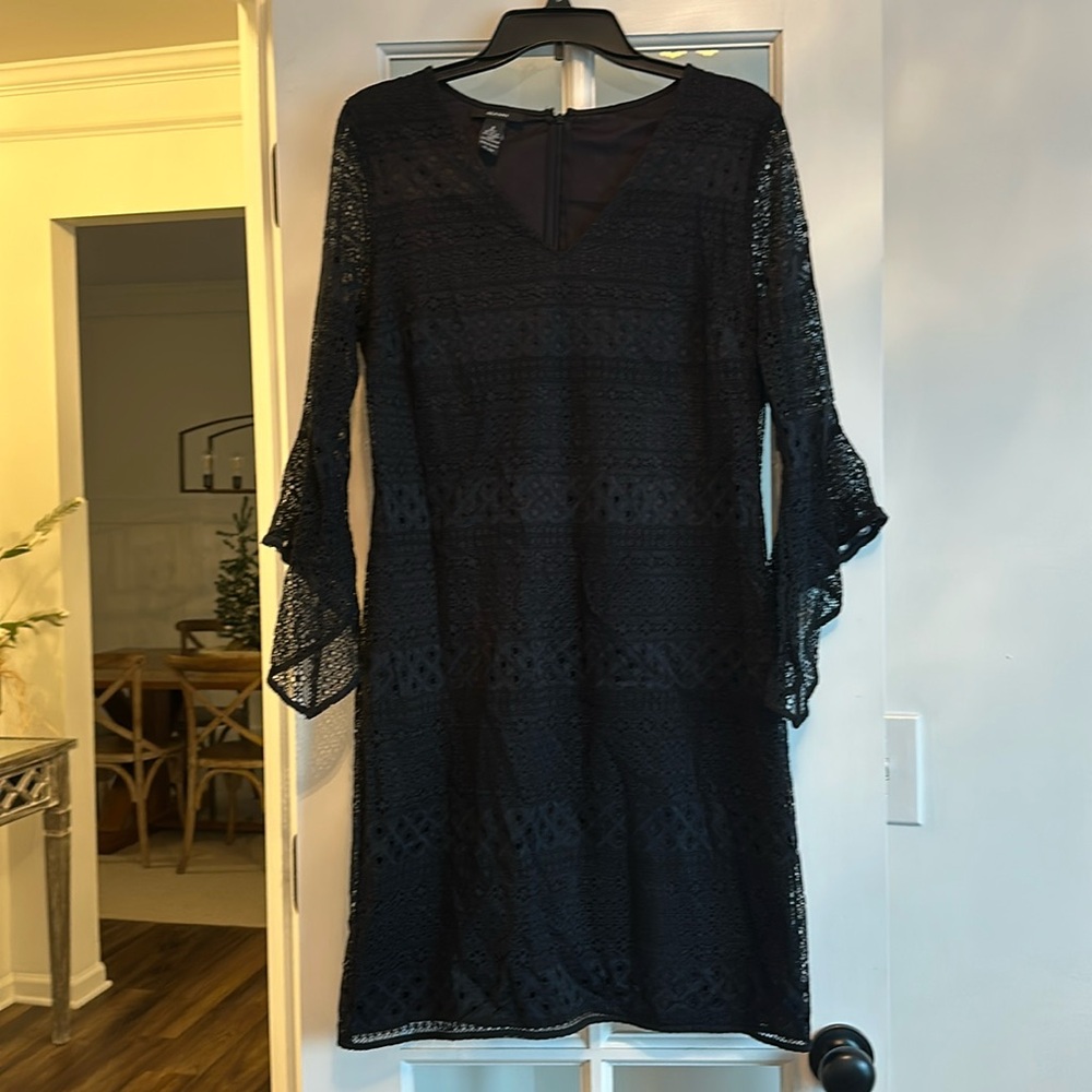 Alfani navy dress
